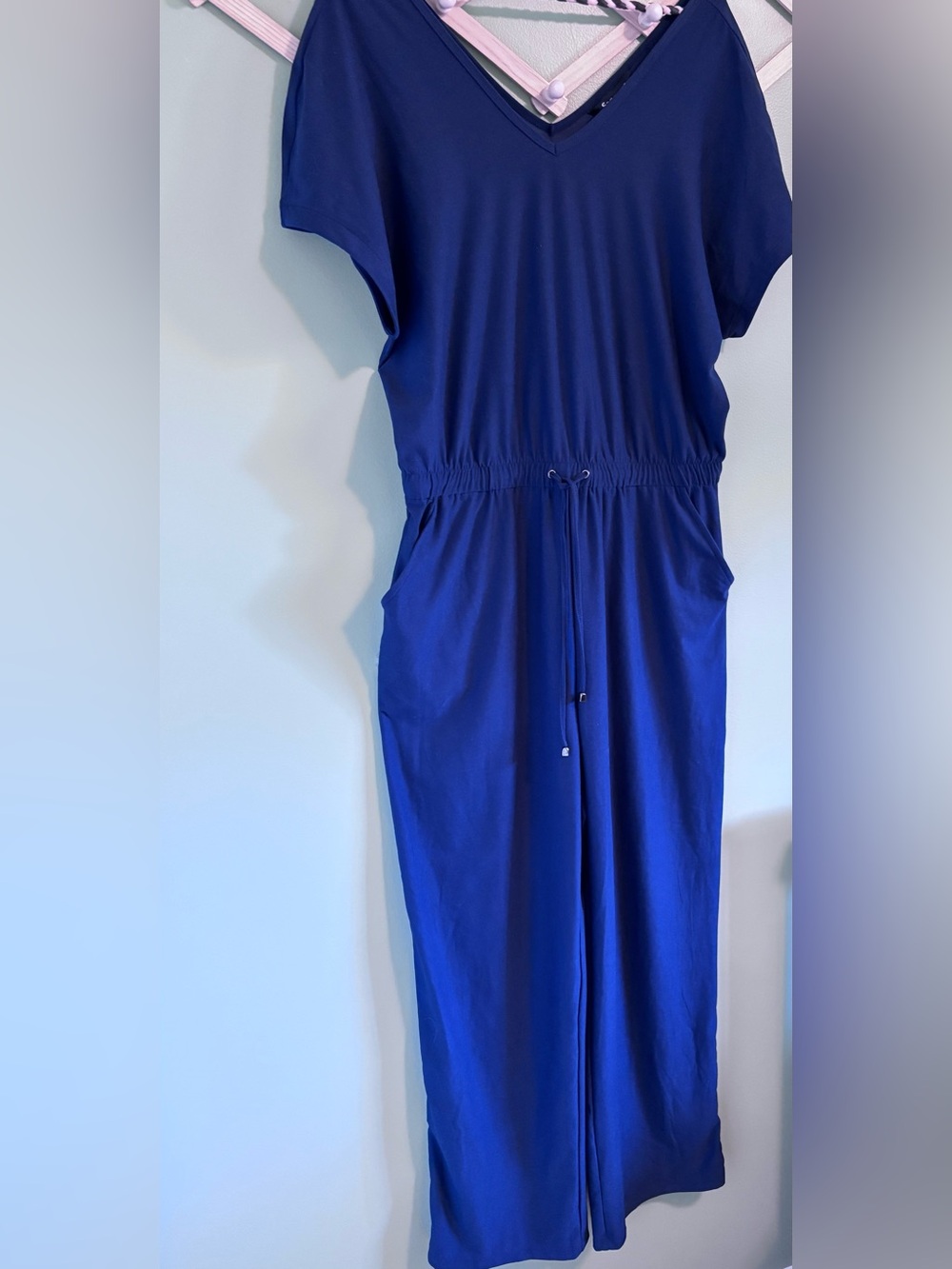 Sansara Jumpsuit/Romper | Short Sleeve | Drawstring Waist | Size M